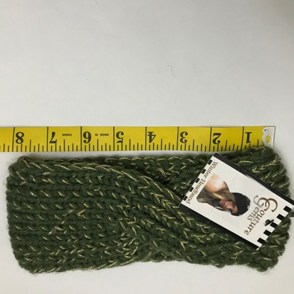 Women’s Headband Green Color One Size - Picture 4 of 7